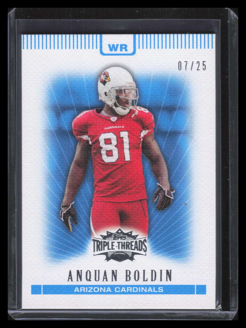 2007 Topps Triple Threads Sapphire 64 Anquan Boldin 7/25