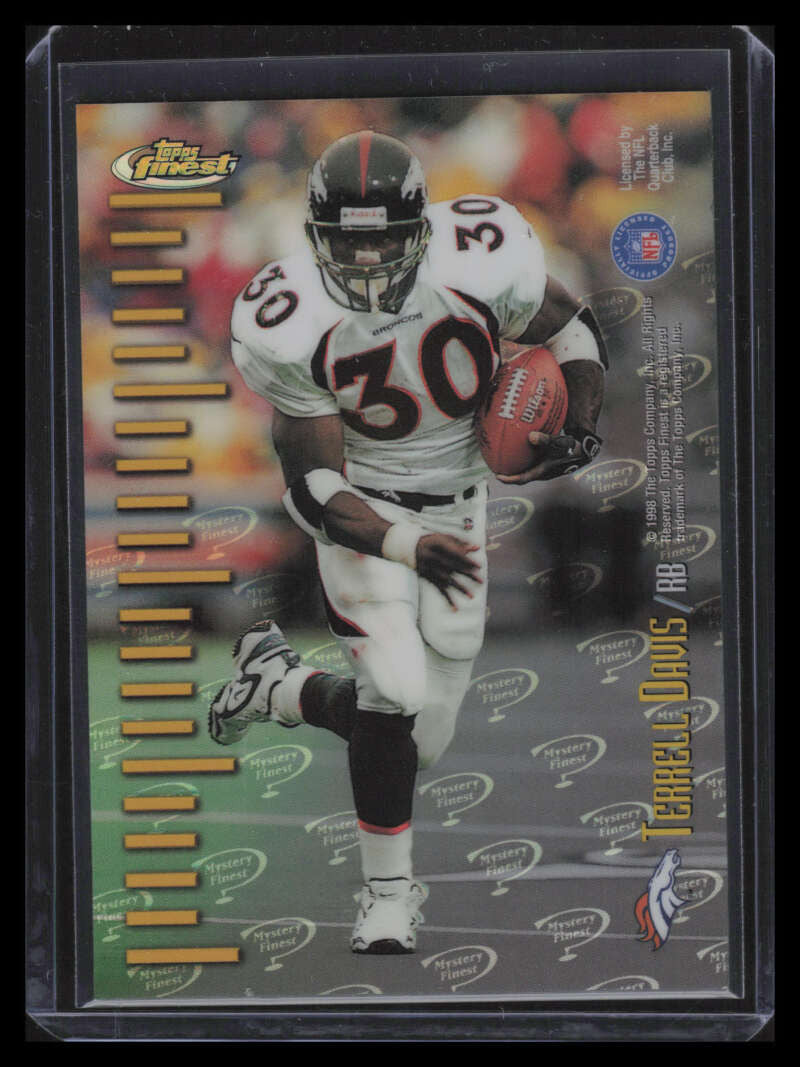 1998 Finest Mystery Finest 2 Refractor m20 Ricky Watters Terrell Davis
