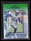 2000 Playoff Prestige Spectrum Green 214 Germane Crowell PP 15/25 Performers