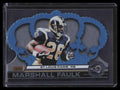 2001 Crown Royale Platinum Blue 113 Marshall Faulk 36/75