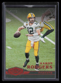 2020 Panini Plates &amp; Patches Orange 21 Aaron Rodgers 44/65