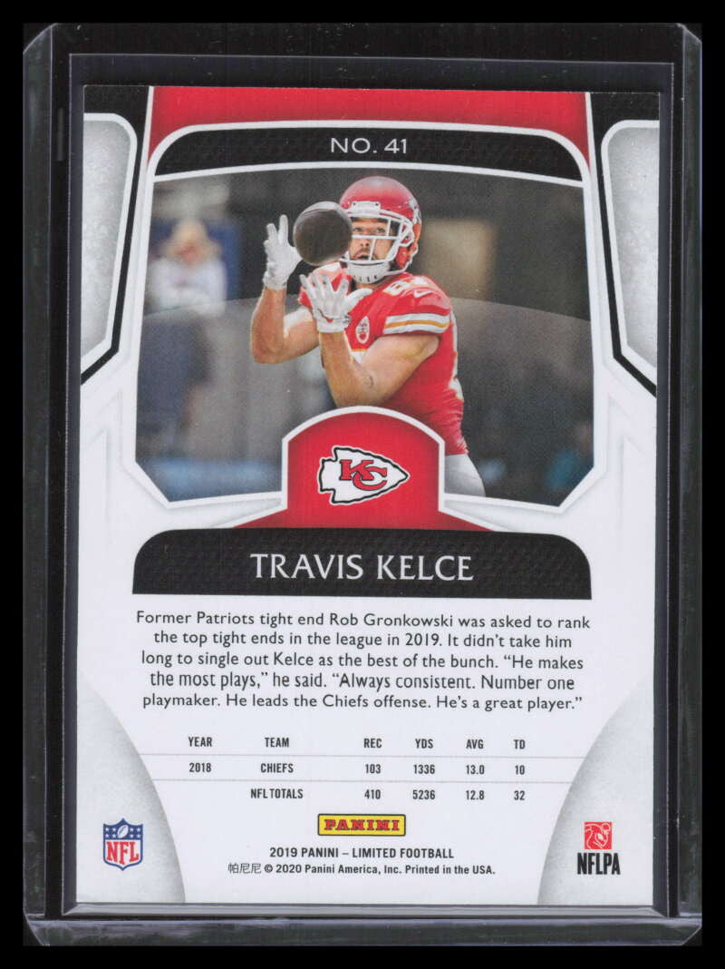 2019 Limited Ruby Spotlight 41 Travis Kelce 25/49