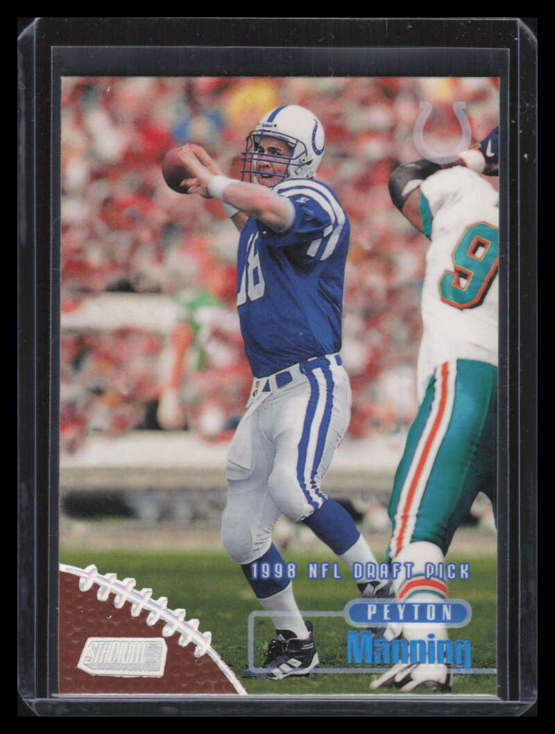 SOLD 123384 1998 Stadium Club 195 Peyton Manning Rookie