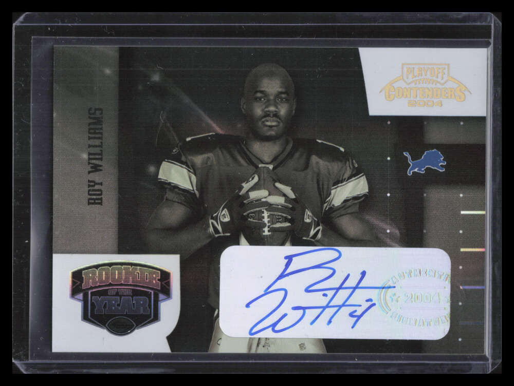 2004 Playoff Contenders ROY Autographs roy9 Roy Williams Rookie Auto 16/25