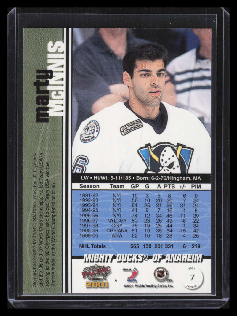 2000-01 Pacific Copper 7 Marty McInnis 29/40