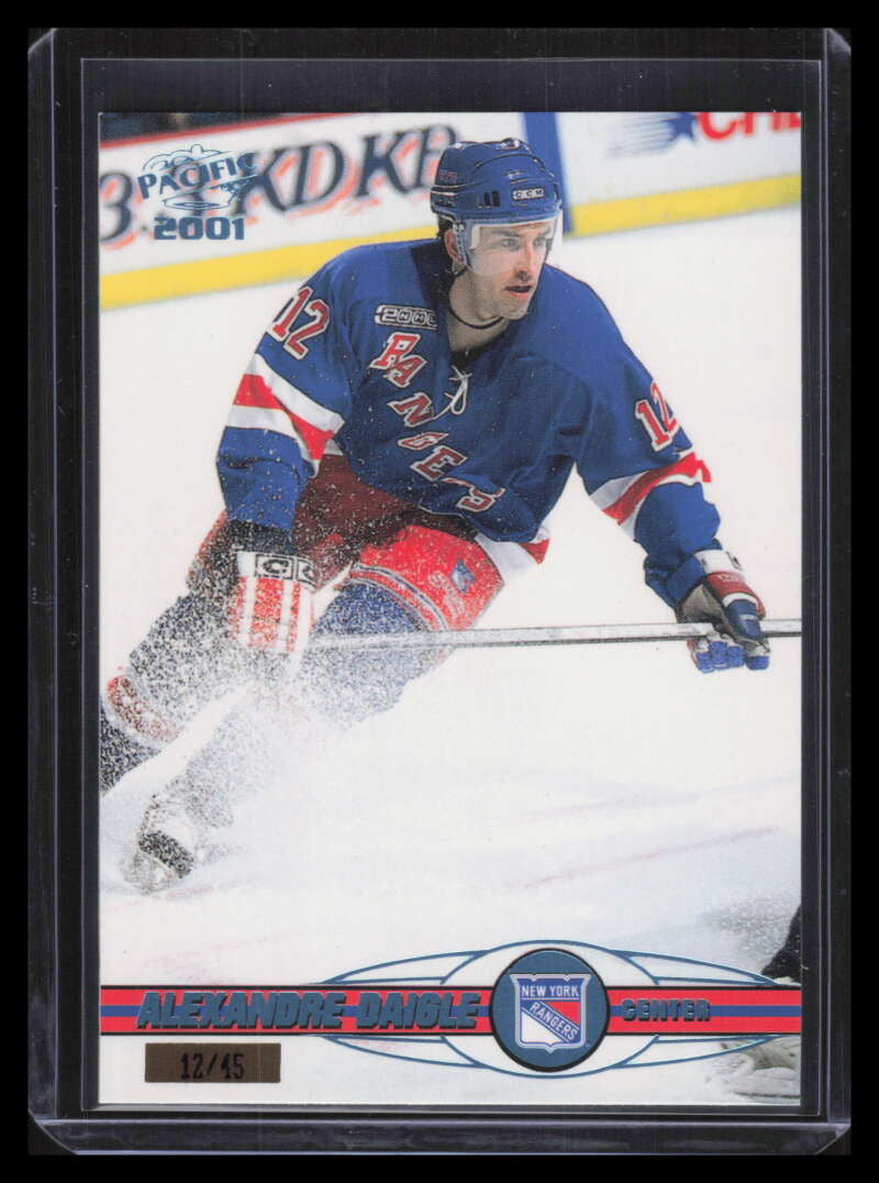 2000-01 Pacific Ice Blue 258 Alexandre Daigle 12/45