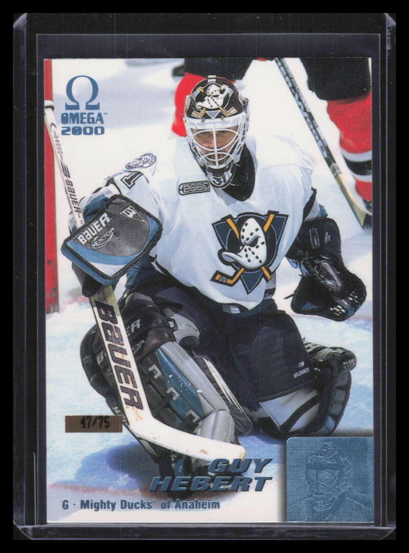 1999-00 Pacific Omega Ice Blue 2 Guy Hebert 47/75