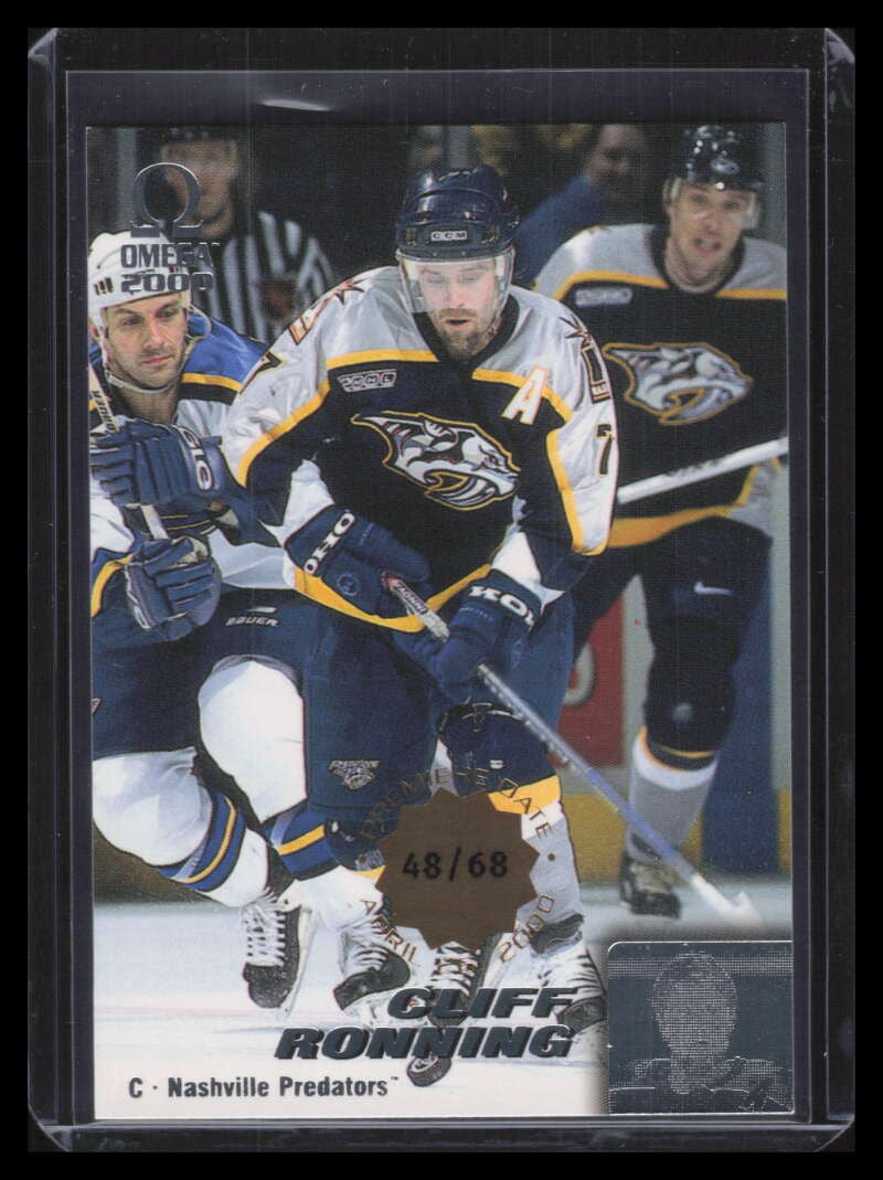1999-00 Pacific Omega Premiere Date 128 Cliff Ronning 48/68