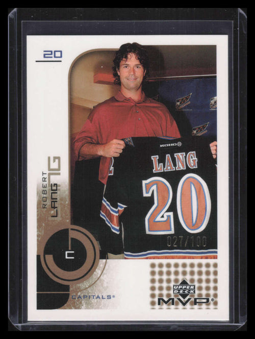 2002-03 Upper Deck MVP Gold 187 Robert Lang 27/100