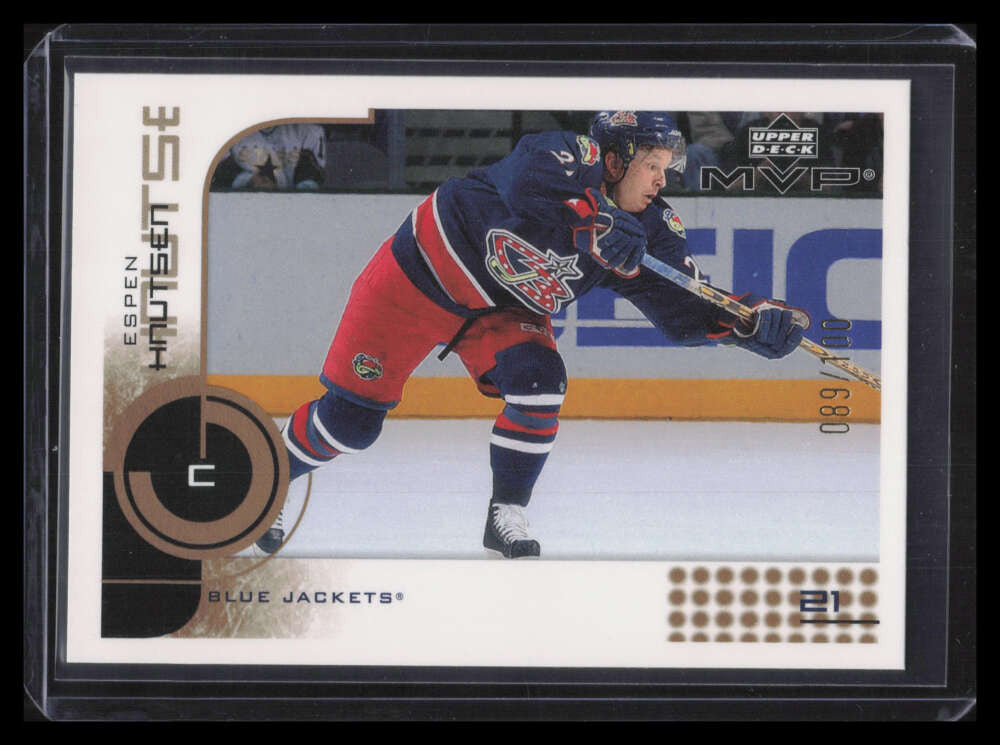 2002-03 Upper Deck MVP Gold 56 Espen Knutsen 89/100