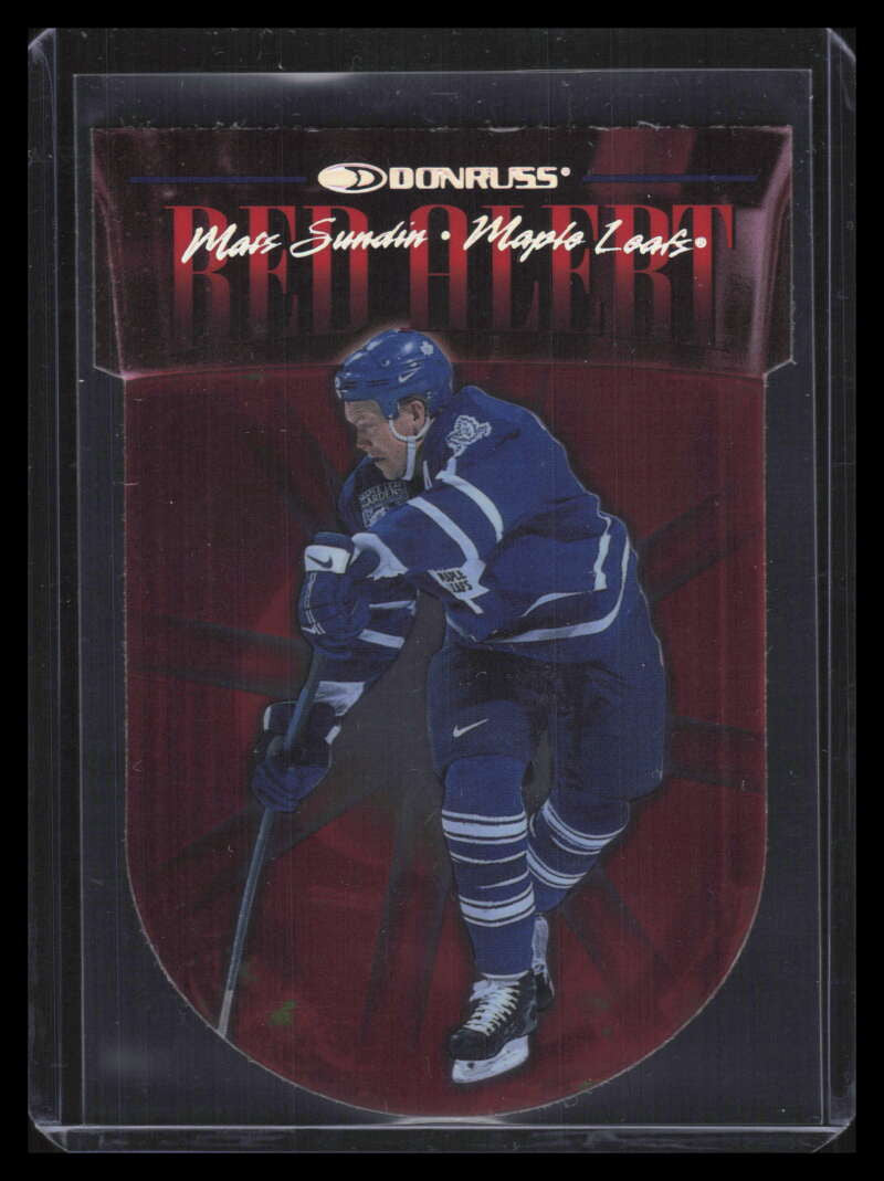 1997-98 Donruss Red Alert 9 Mats Sundin 3442/5000