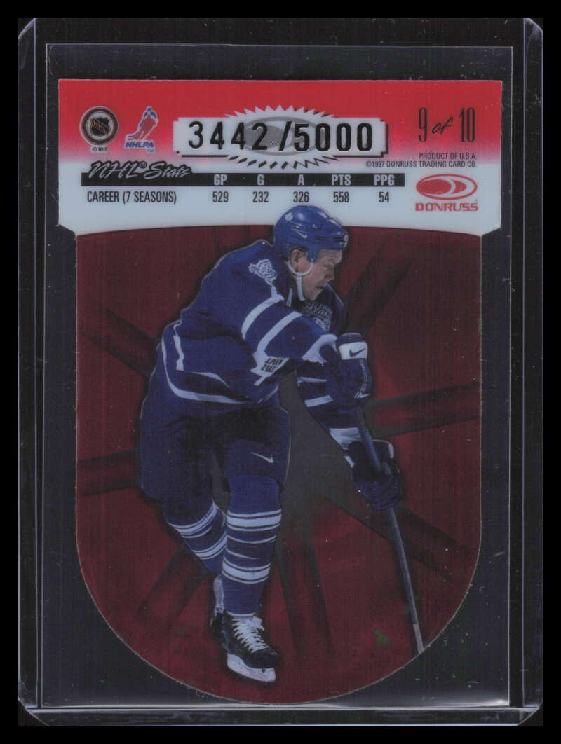 1997-98 Donruss Red Alert 9 Mats Sundin 3442/5000