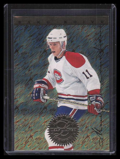 1995-96 Leaf Limited Rookie Phenoms 9 Saku Koivu 2938/5000
