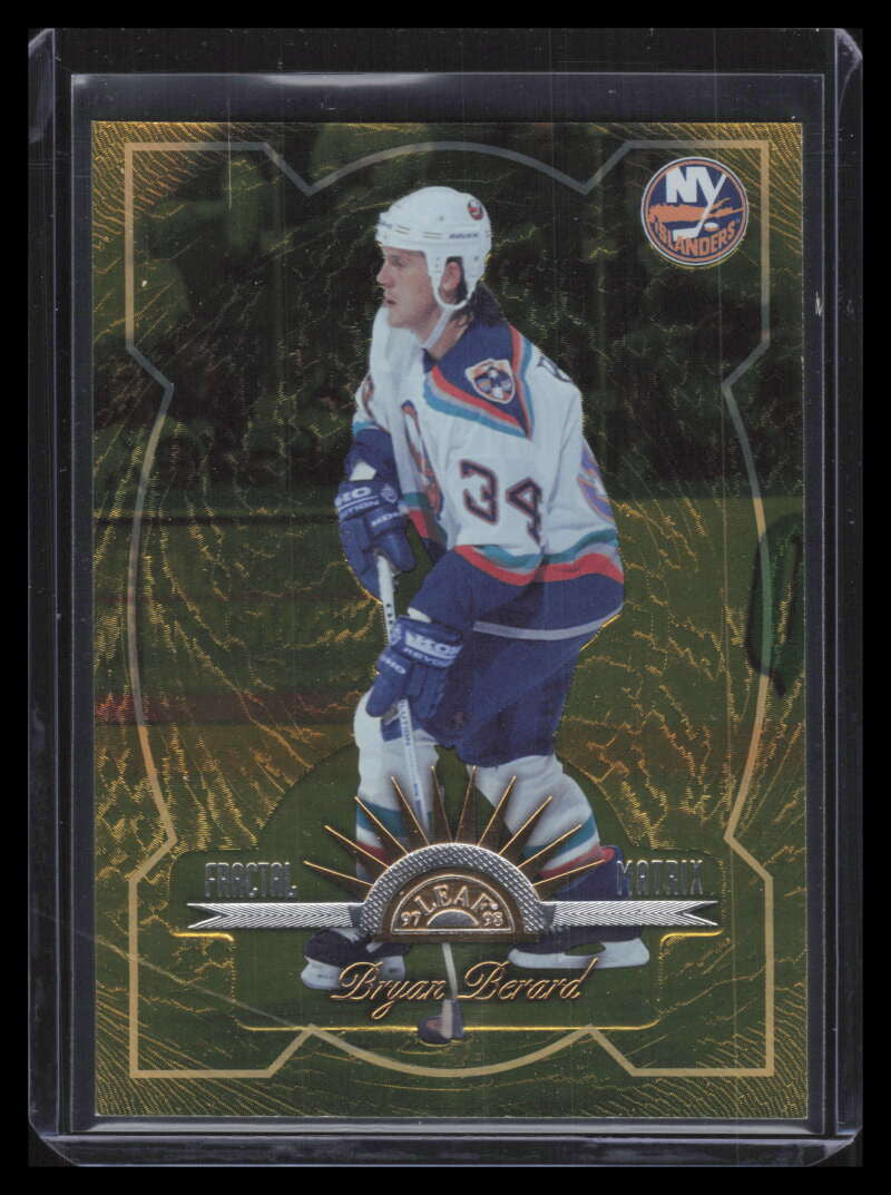 1997-98 Leaf Fractal Matrix 30 Bryan Berard GY /250