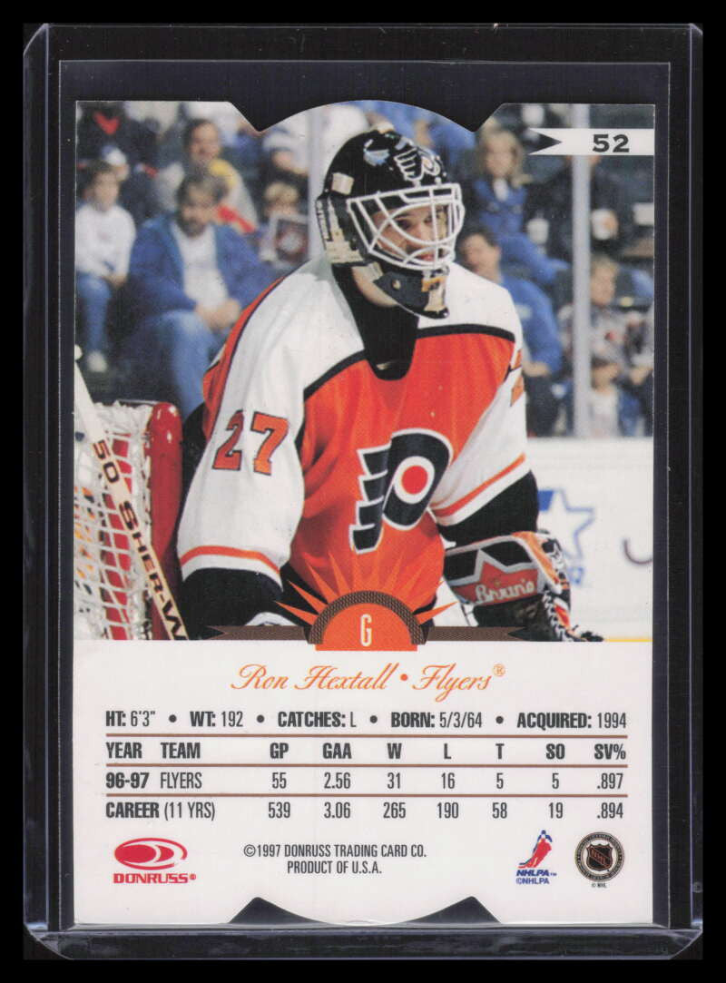 1997-98 Leaf Fractal Matrix Die Cuts 52 Ron Hextall BX /400