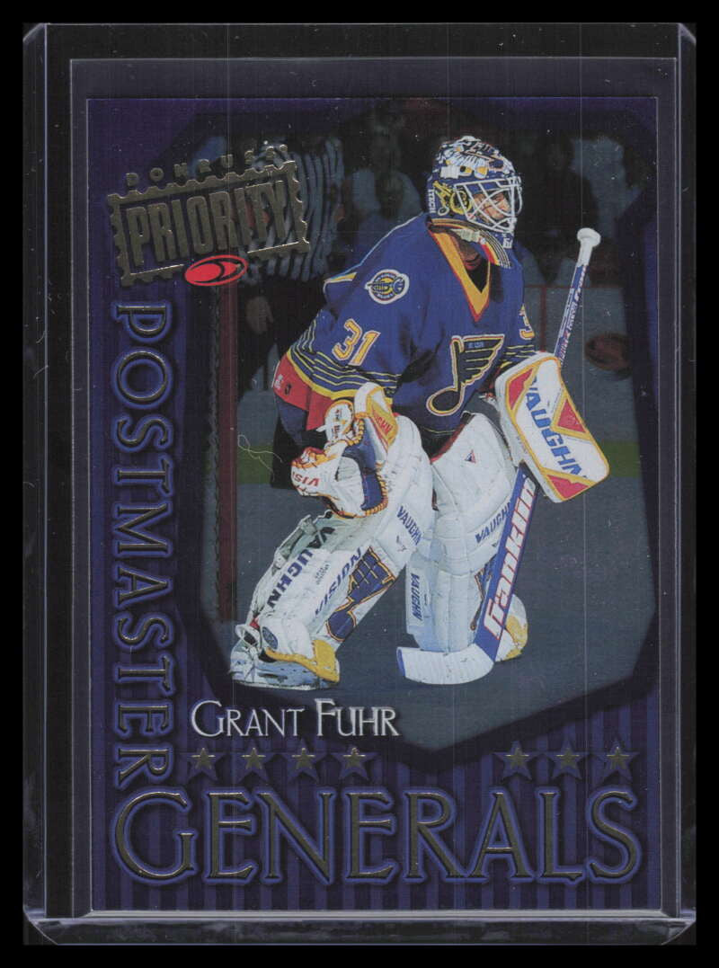 1997-98 Donruss Priority Postmaster Generals 19 Grant Fuhr 791/1500