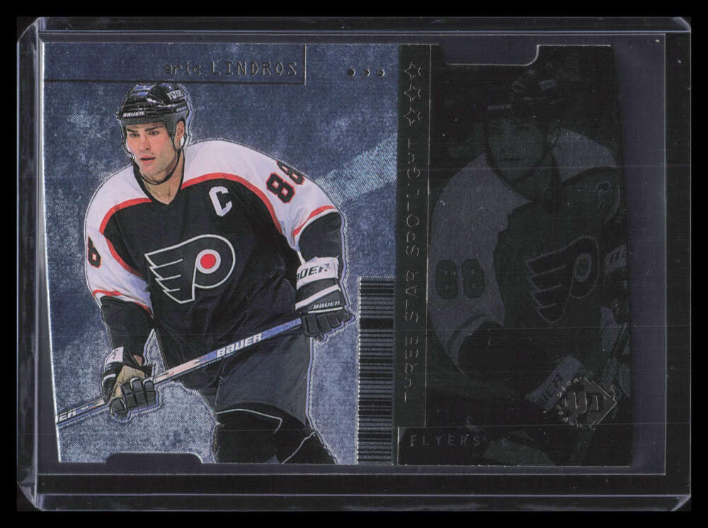 1998-99 UD3 Die-Cuts 97 Eric Lindros TSS 130/1000 Three Star Spotlight