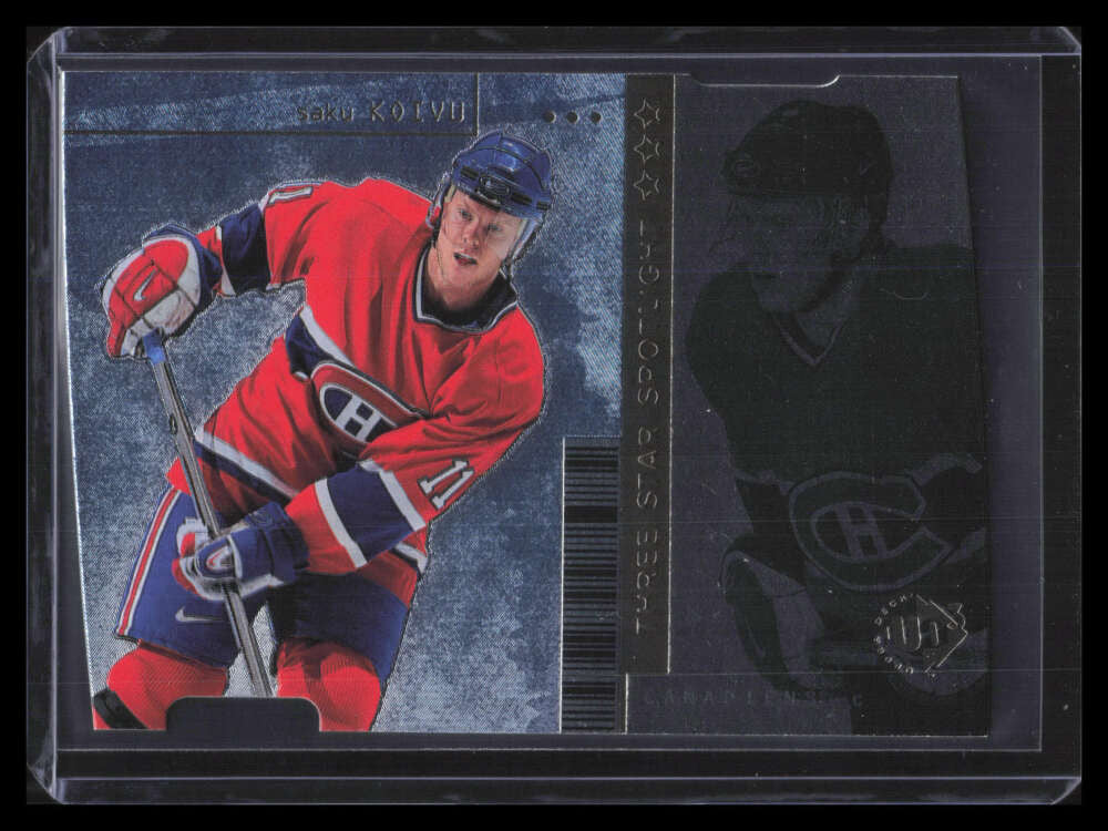 1998-99 UD3 Die-Cuts 103 Saku Koivu TSS 390/1000 Three Star Spotlight