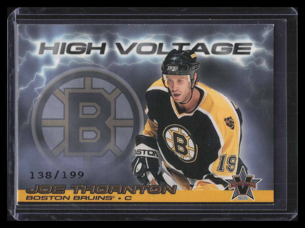 2000-01 Vanguard High Voltage Gold 3 Joe Thornton 138/199