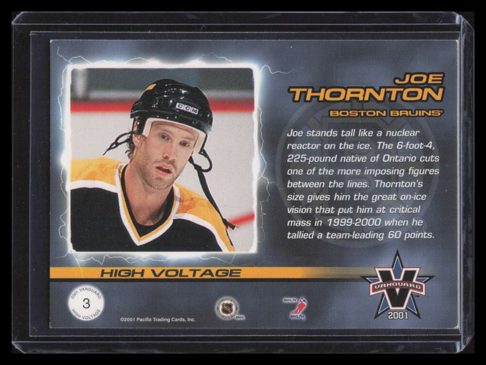 2000-01 Vanguard High Voltage Gold 3 Joe Thornton 138/199