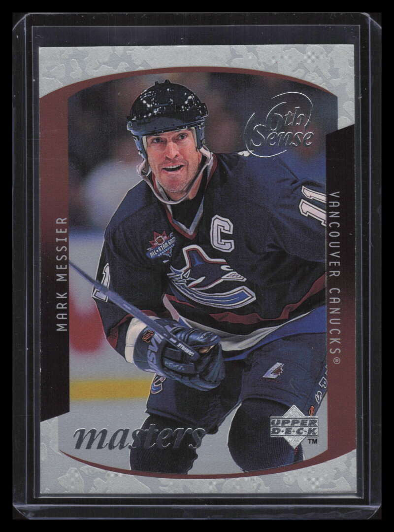 1997-98 Upper Deck Sixth Sense Masters ss11 Mark Messier 1236/2000