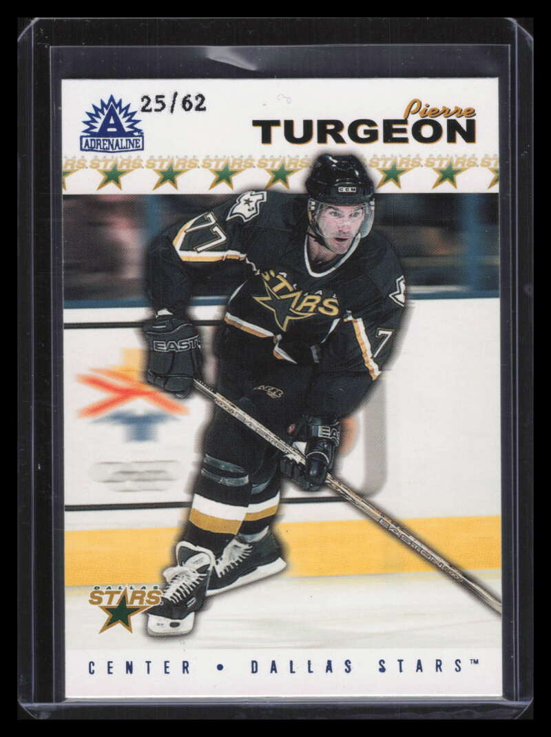 2001-02 Pacific Adrenaline Blue 62 Pierre Turgeon 25/62