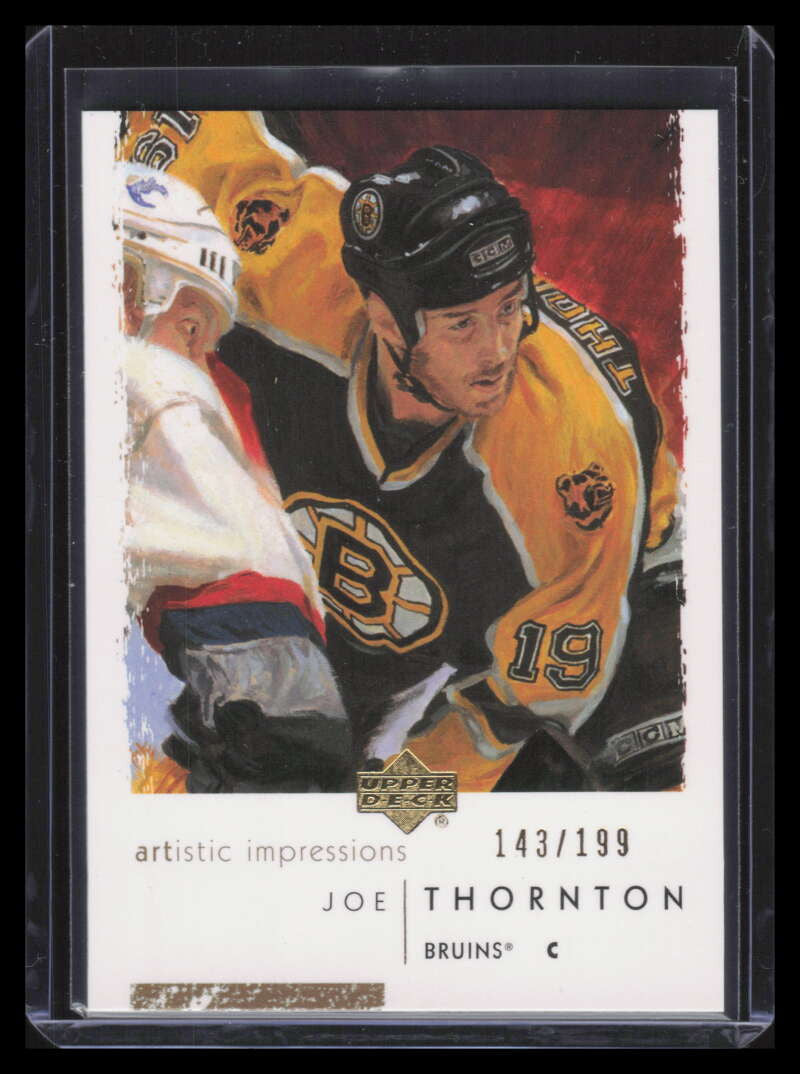 2002-03 UD Artistic Impressions Gold 6 Joe Thornton 143/199