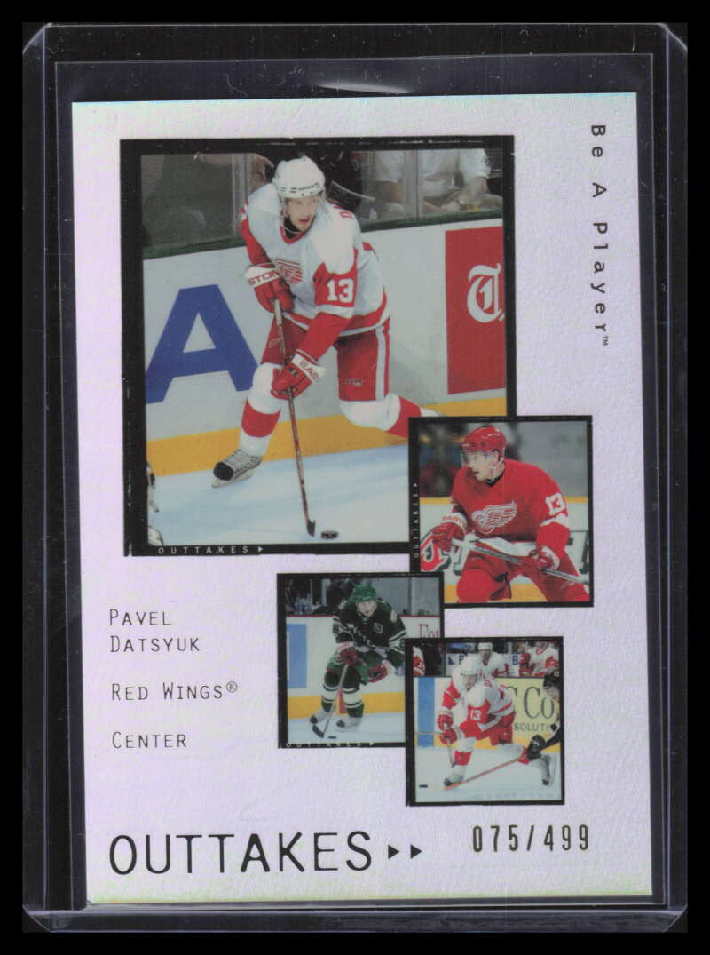 2005-06 Be A Player Outtakes ot20 Pavel Datsyuk 75/499
