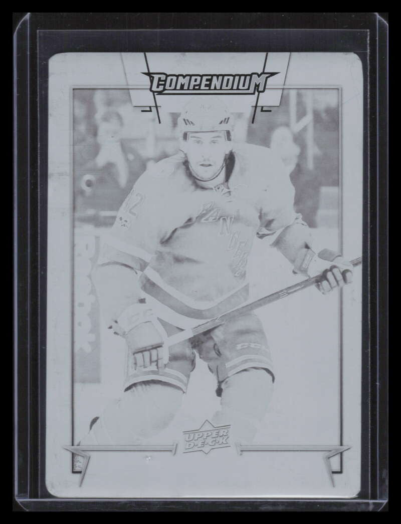 2017-18 Upper Deck Compendium Printing Plate Black 480 Brendan Smith 1/1
