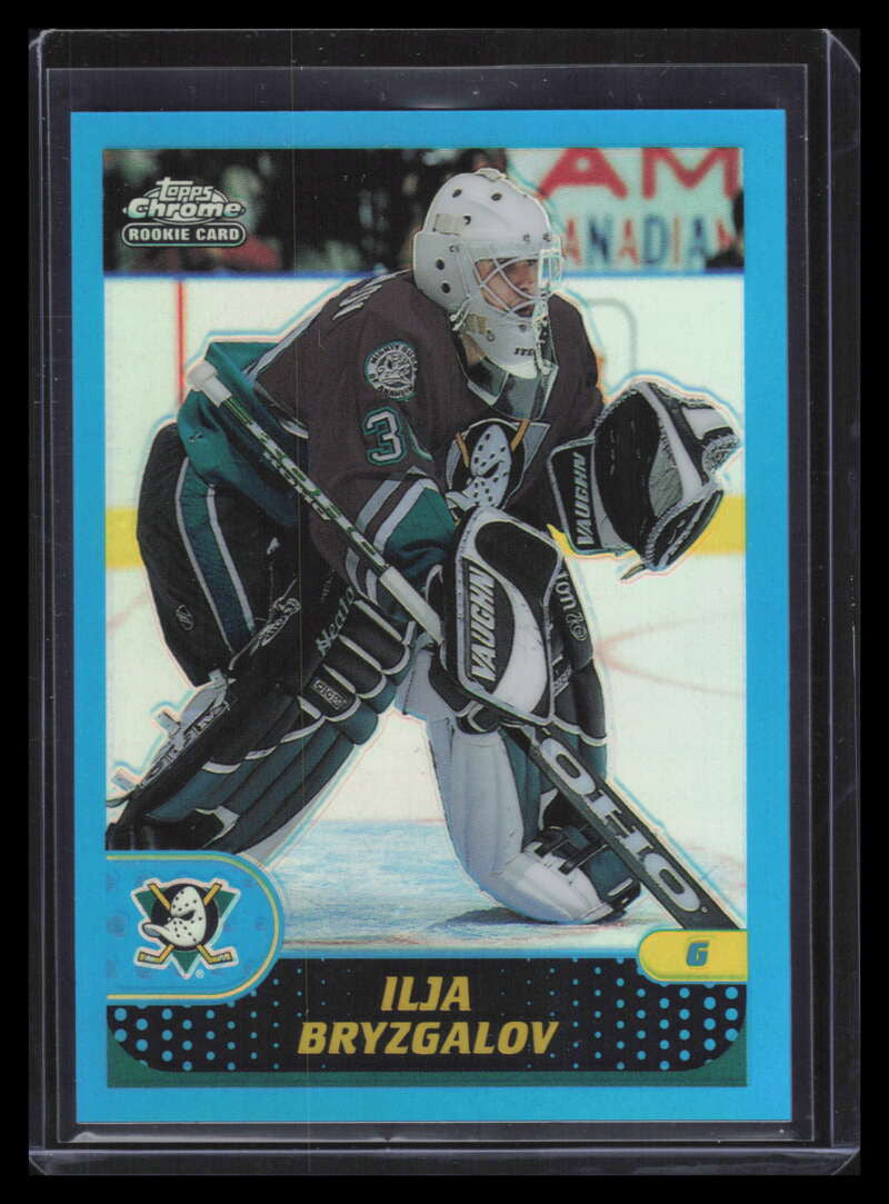 2001-02 Topps Chrome Refractor 168 Ilja Ilya Bryzgalov Rookie