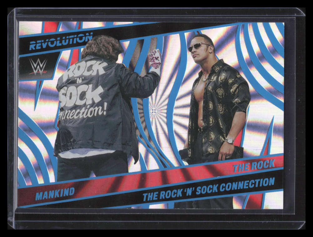 2022 Revolution WWE Sunburst 137 Mankind The Rock 'n' Sock Connection 20/99