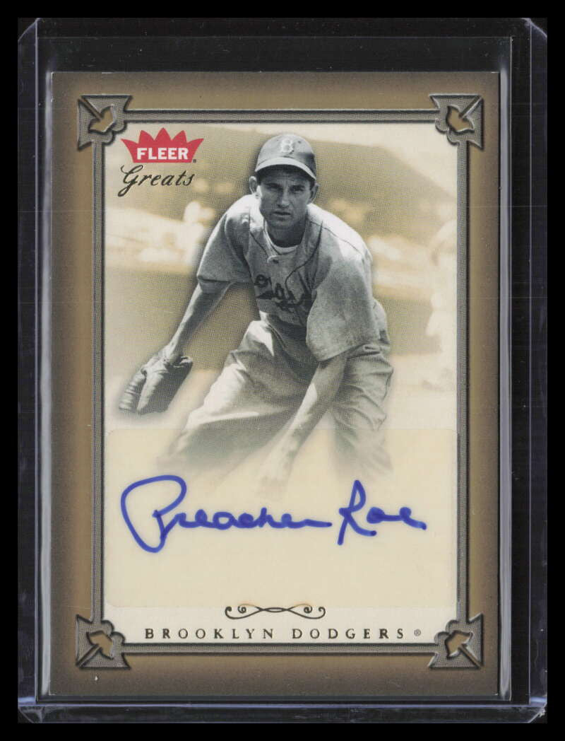 DELETE 123753 2004 Greats of the Game Autographs PRO Preacher Roe Auto /250