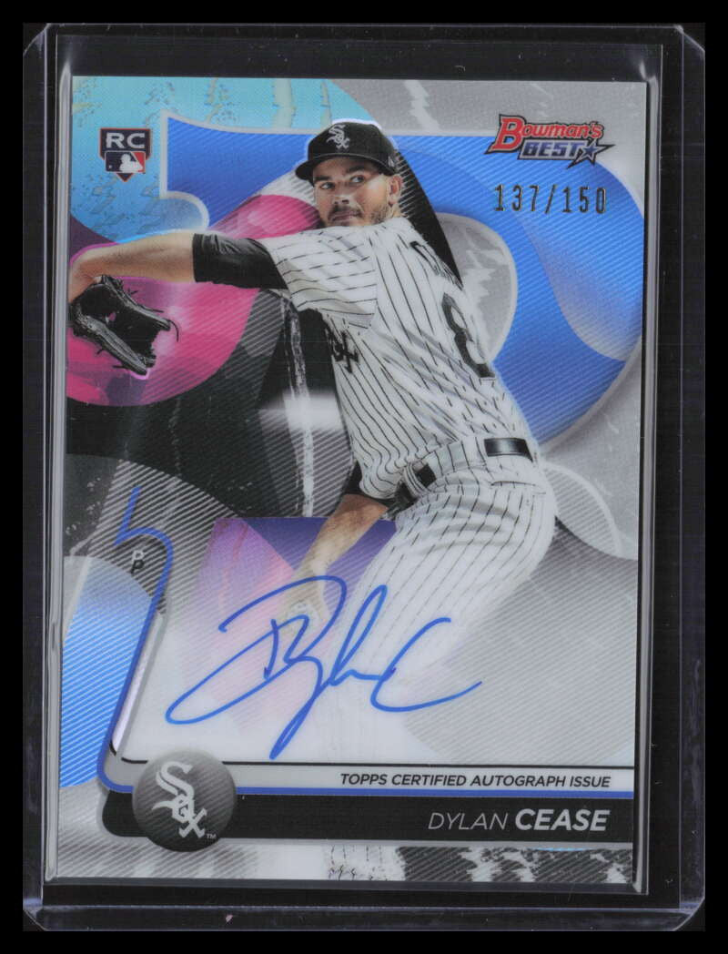 2020 Bowman's Best '20 Autographs Blue Refractor Dylan Cease Rookie Auto 137/150