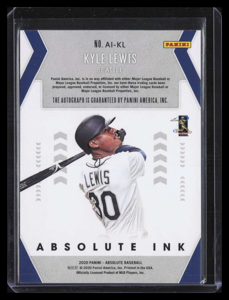 DELETE 123826 2020 Absolute Absolute Ink 48 Kyle Lewis Rookie Auto 65/99