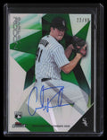 2015 Finest Autographs Green Refractor FACR Carlos Rodon Rookie Auto 22/99