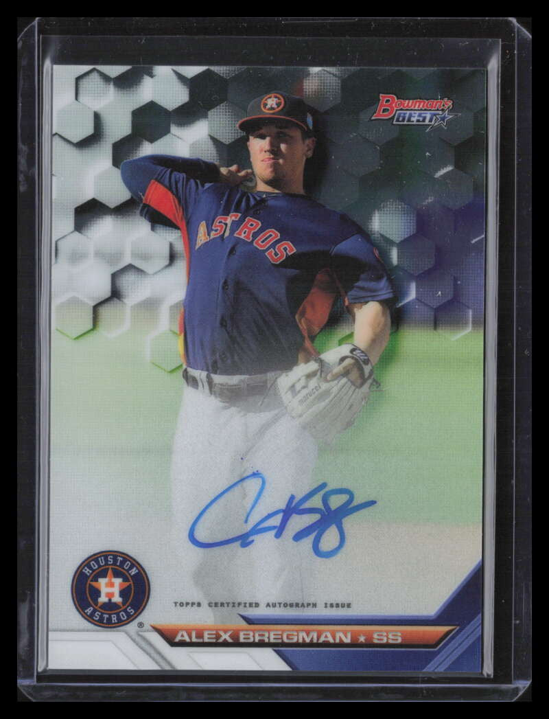 2016 Bowman's Best Best of '16 Autographs b16ab Alex Bregman Rookie Auto