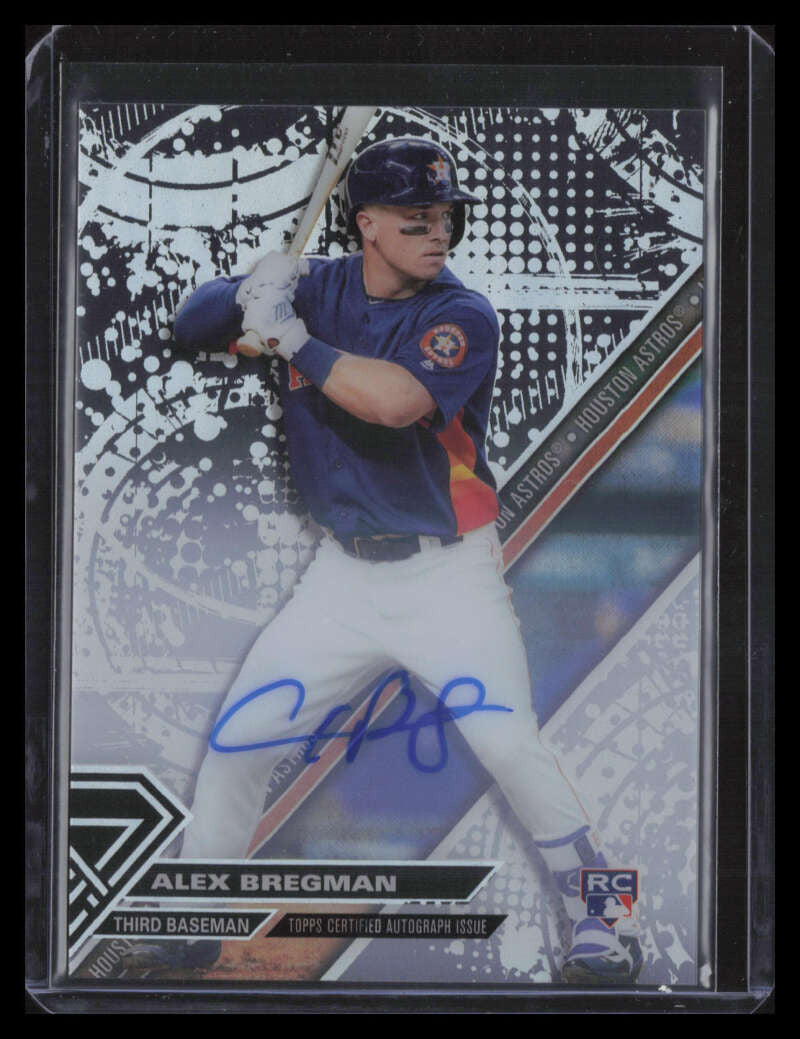 2017 Topps High Tek Autographs HTABR Alex Bregman Rookie Auto