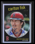 2021 Topps Tribute Tribute to Topps Autographs TTACF Carlton Fisk Auto 62/99