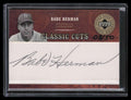 2005 Upper Deck Classics Classic Cuts BH Babe Herman Cut Auto 8/50