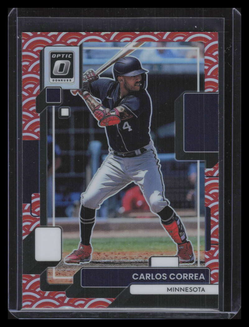 2022 Donruss Optic Photon Refractor 118 Carlos Correa