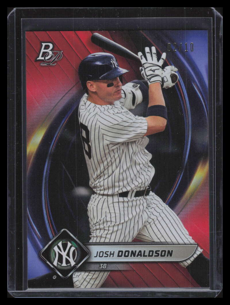2022 Bowman Platinum Red 40 Josh Donaldson 2/10