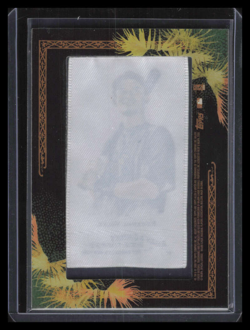 2008 Topps Allen &amp; Ginter Mini Framed Cloth 142 Eugenio Velez Rookie 5/10
