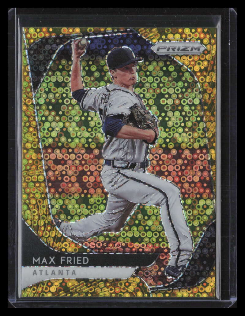2020 Panini Prizm Prizms Gold Donut Circles Refractor 119 Max Fried 1/10