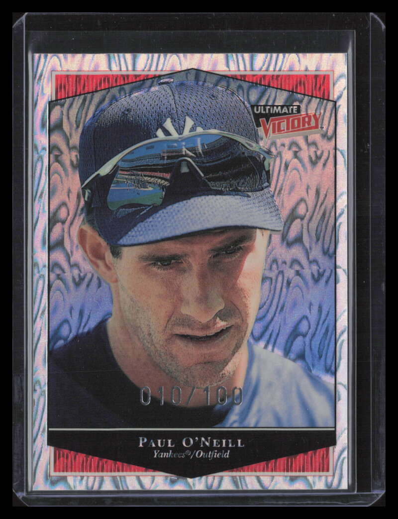 DELETE 124173 1999 Ultimate Victory Parallel 100 75 Paul O'Neill 10/100