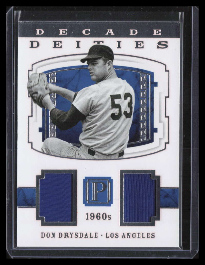 2016 Panini Pantheon Decade Deities Materials 14 Don Drysdale Dual Jersey 5/49