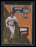 2002 Flair Jersey Heights Hot Numbers Patch 2 Jeff Bagwell Patch 28/100