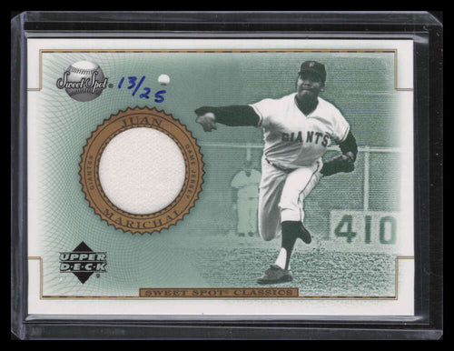 2002 Sweet Spot Classics Game Jersey Gold JJMA Juan Marichal Jersey 13/25