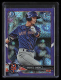 DELETE 124443 2018 Bowman Chrome Mega Box Purple Refractor bcp72 Andres Gimenez RC 164/250