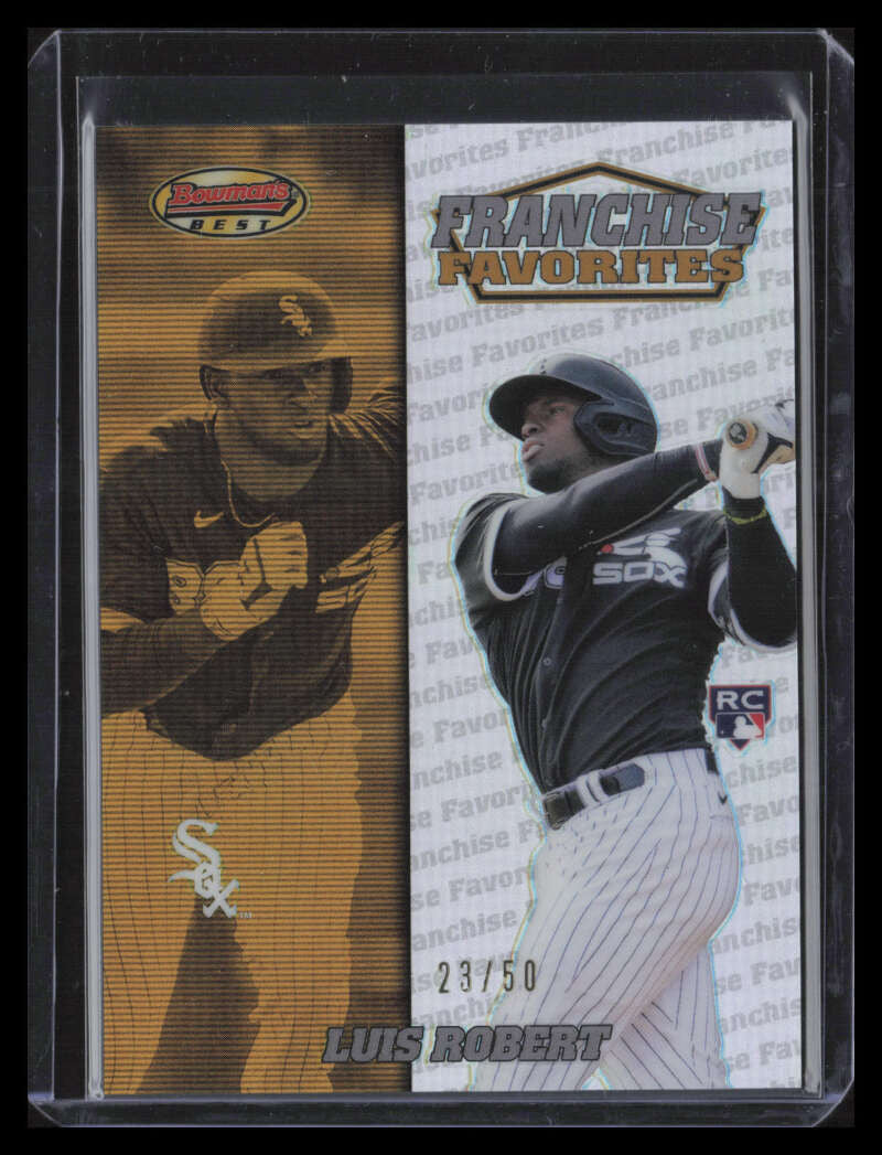 DELETE 124482 2020 Bowman's Best Franchise Favorites Gold Refractor Luis Robert Rookie 23/50