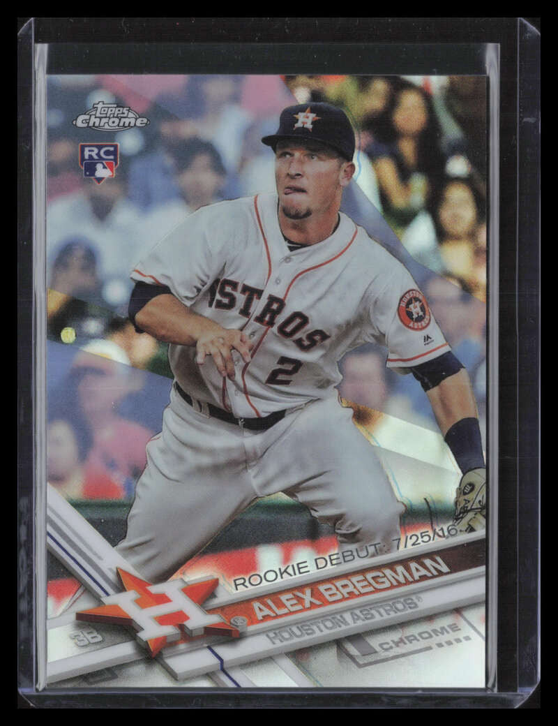 2017 Topps Chrome Update Refractor hmt60 Alex Bregman RD Rookie Debut 129/250